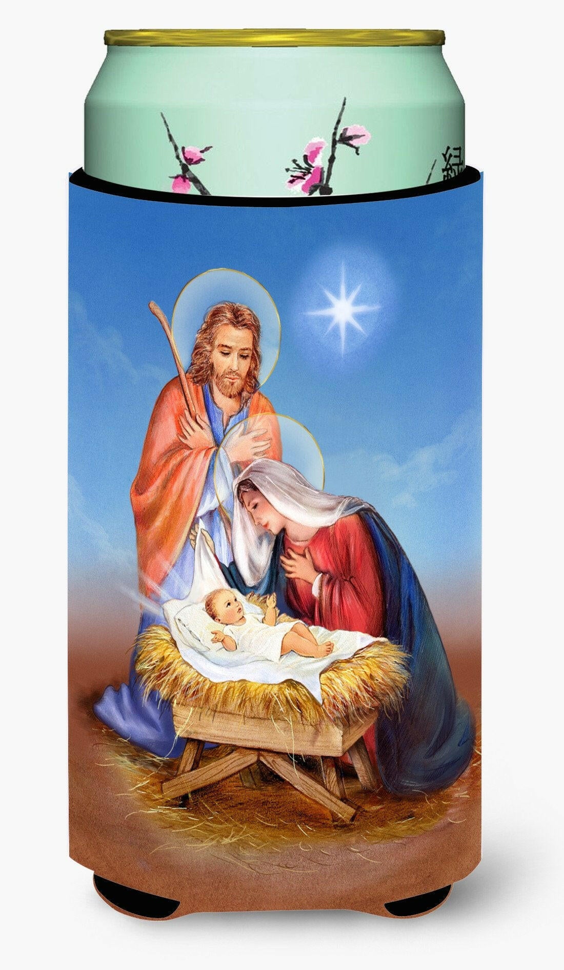 Christmas Nativity Tall Boy Beverage Insulator Hugger APH3905TBC by Caroline&#39;s Treasures
