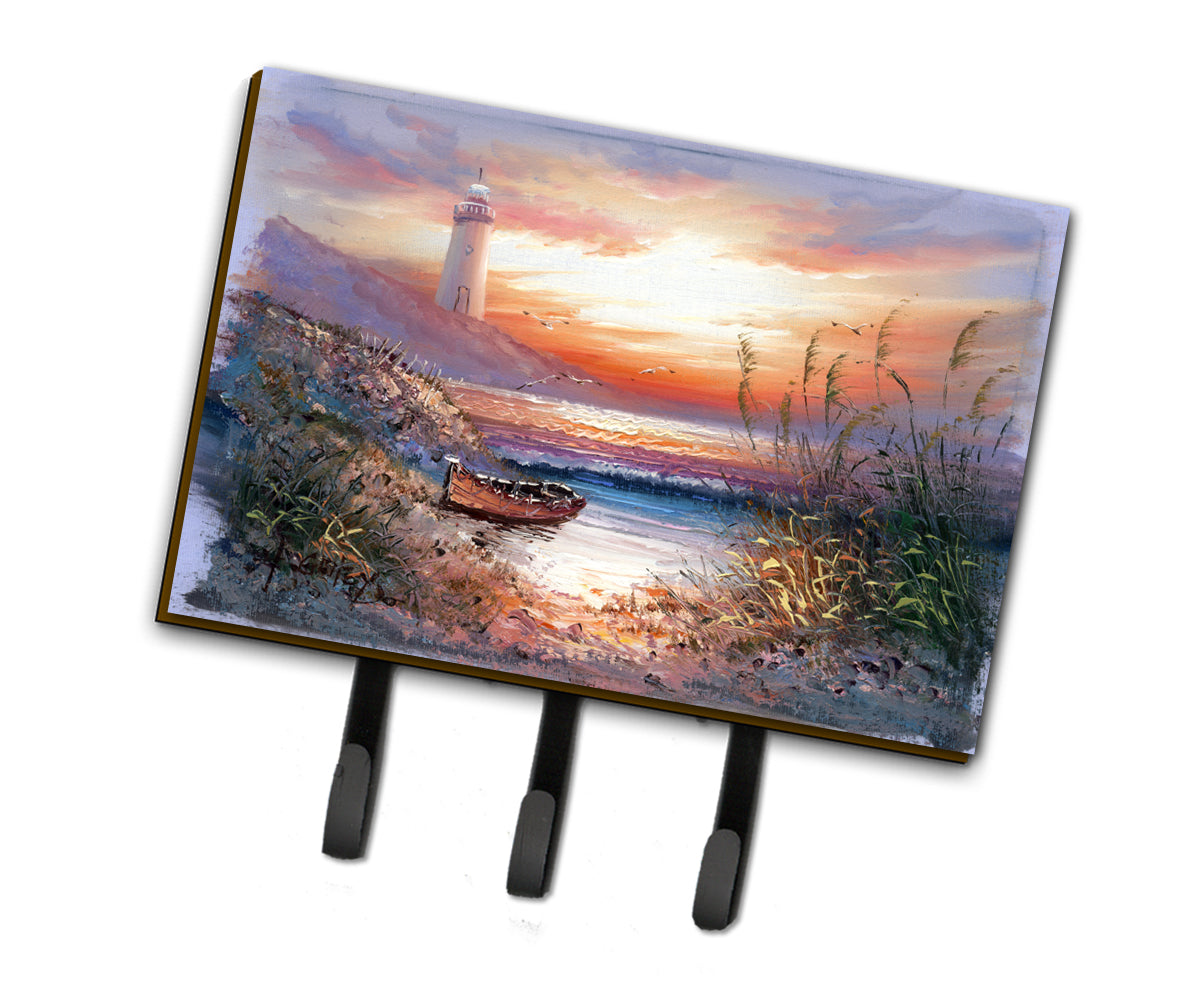 Lighthouse Scene with Boat Leash or Key Holder APH4130TH68  the-store.com.