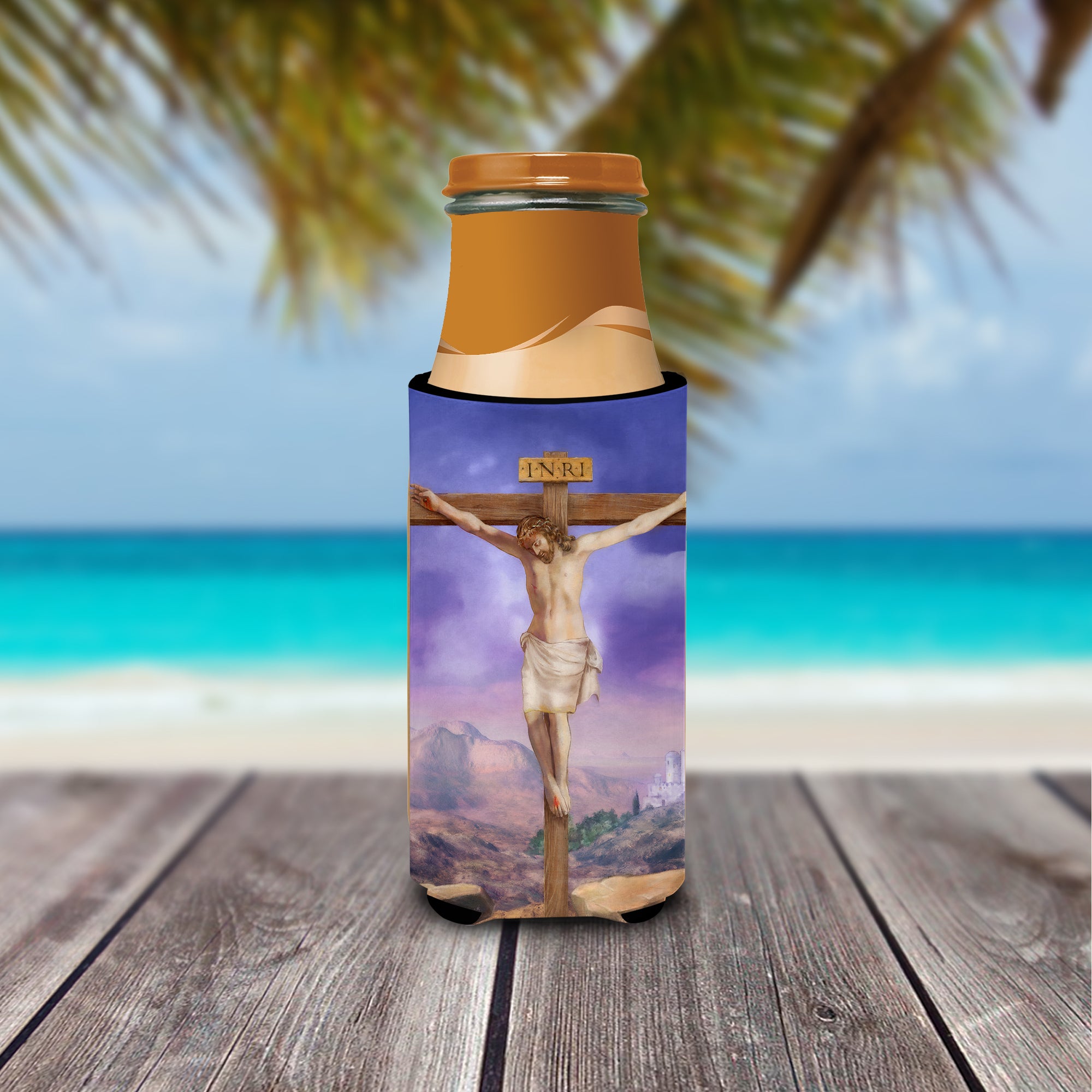 Easter Jesus Crucifixion Ultra Beverage Insulators for slim cans APH4517MUK