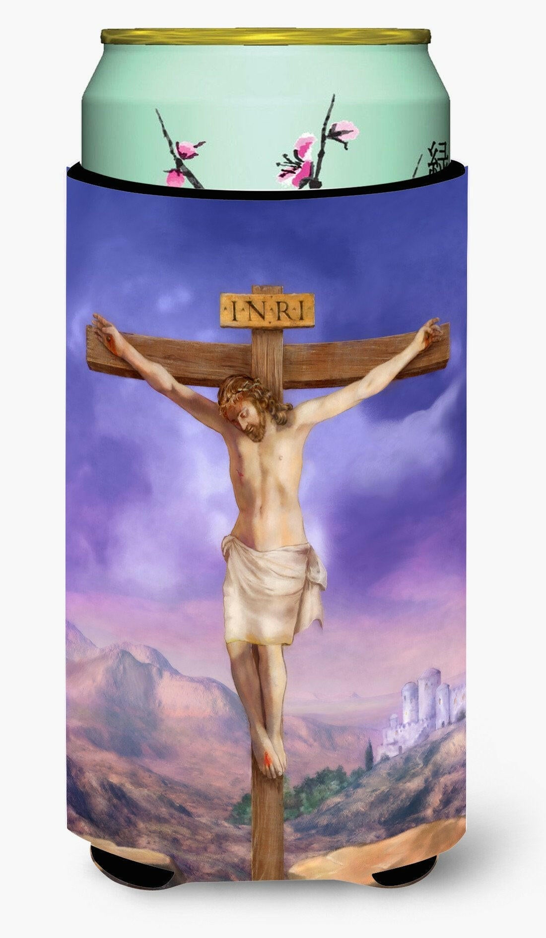 Easter Jesus Crucifixion Tall Boy Beverage Insulator Hugger APH4517TBC by Caroline&#39;s Treasures