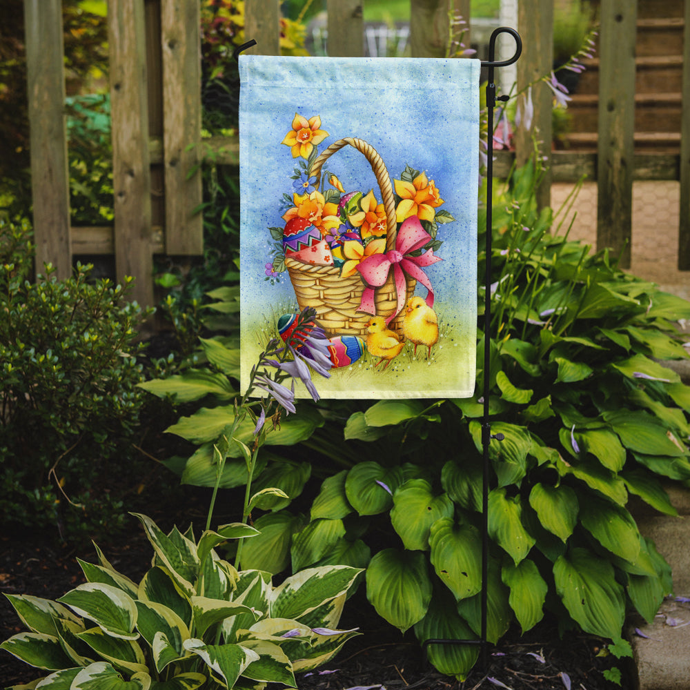 Easter Basket with Flowers Flag Garden Size APH4709GF  the-store.com.