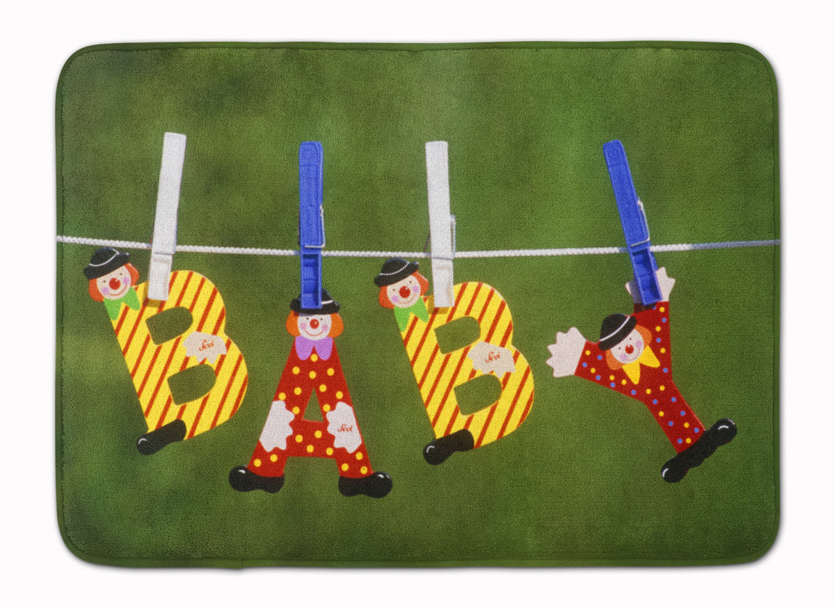 New Baby Clown Clothesline Machine Washable Memory Foam Mat APH5091RUG - the-store.com