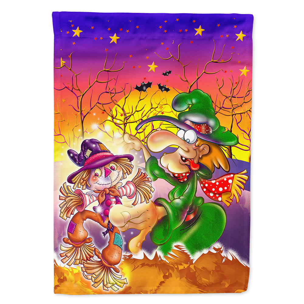 Witch Voodoo Scarecrow Halloween Flag Canvas House Size APH5129CHF