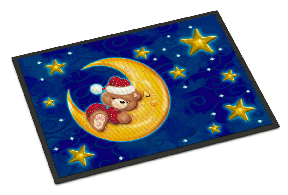 Bear Sleeping in the Moon and Stars Indoor or Outdoor Mat 24x36 APH514BJMAT - the-store.com