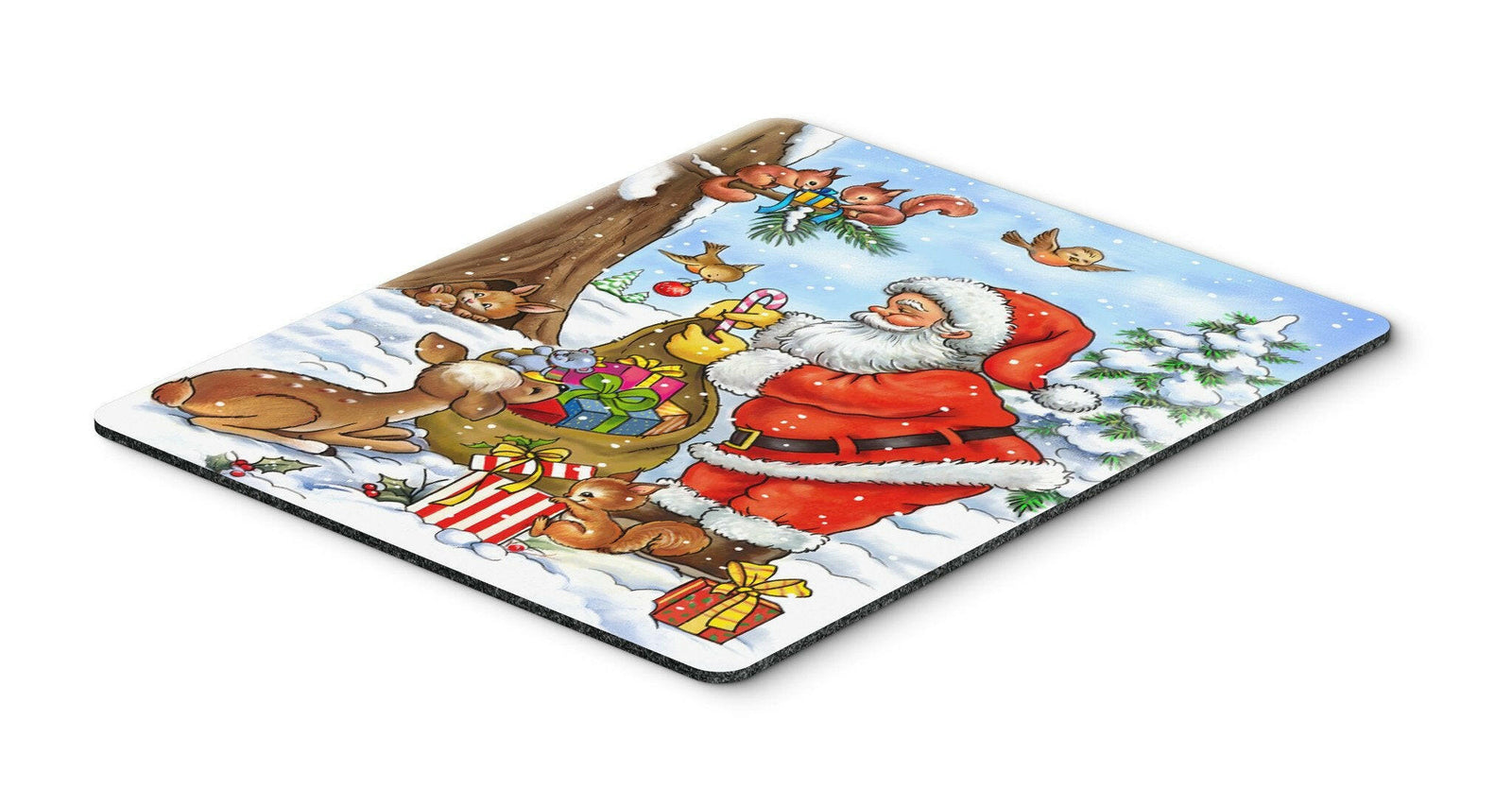 Christmas Santa Claus handing out presents Mouse Pad, Hot Pad or Trivet APH5444MP by Caroline's Treasures