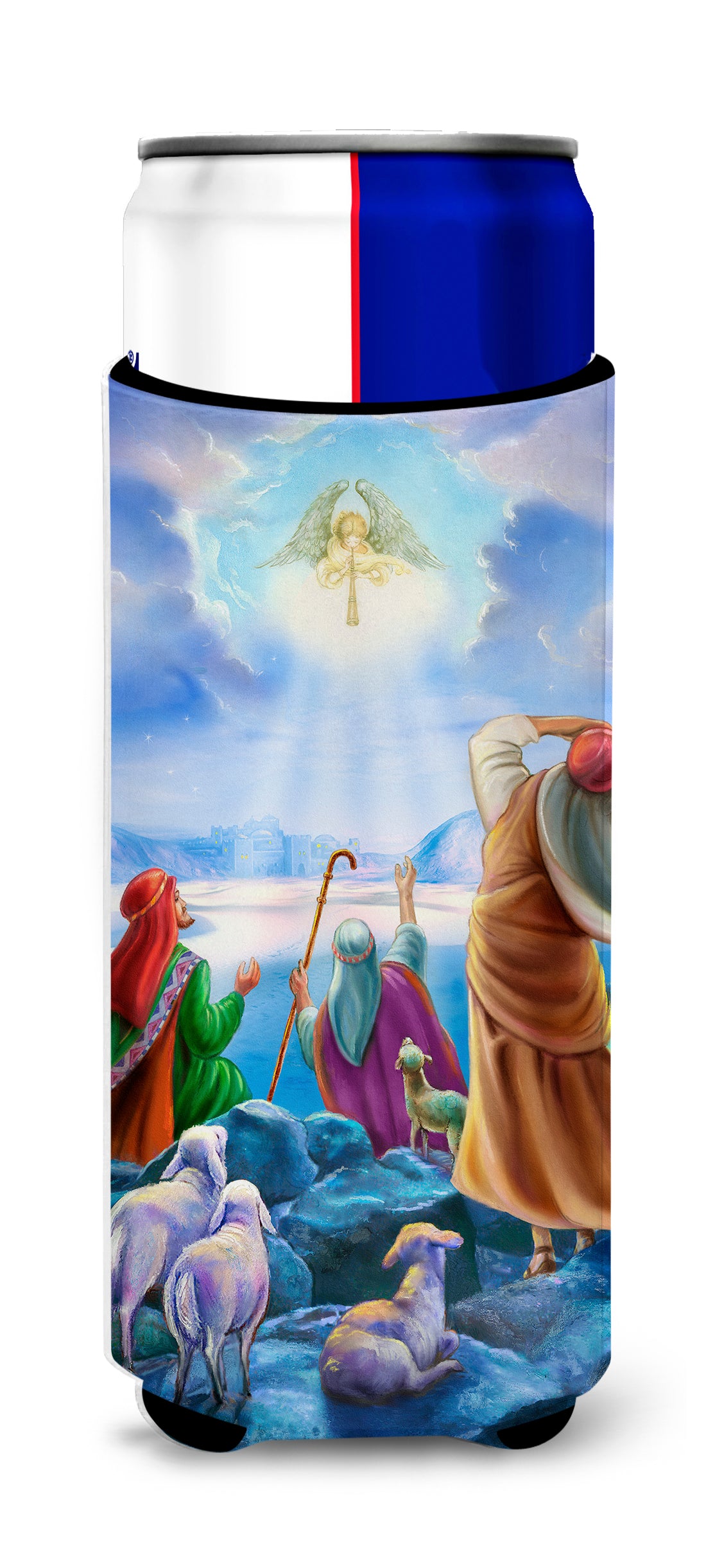 The Shepherds and Angels Appeared Ultra Beverage Insulators for slim cans APH5468MUK