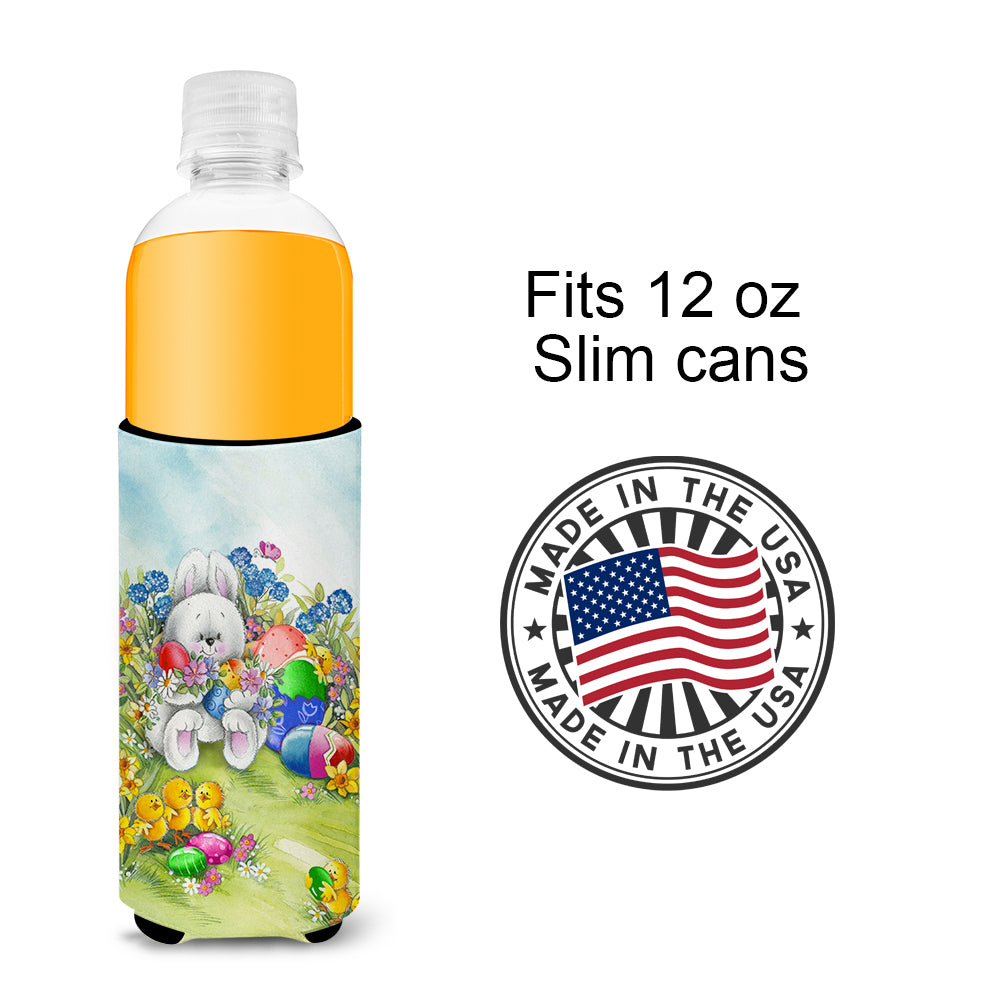 Easter Bunny and Eggs Ultra Beverage Insulators for slim cans APH5528MUK