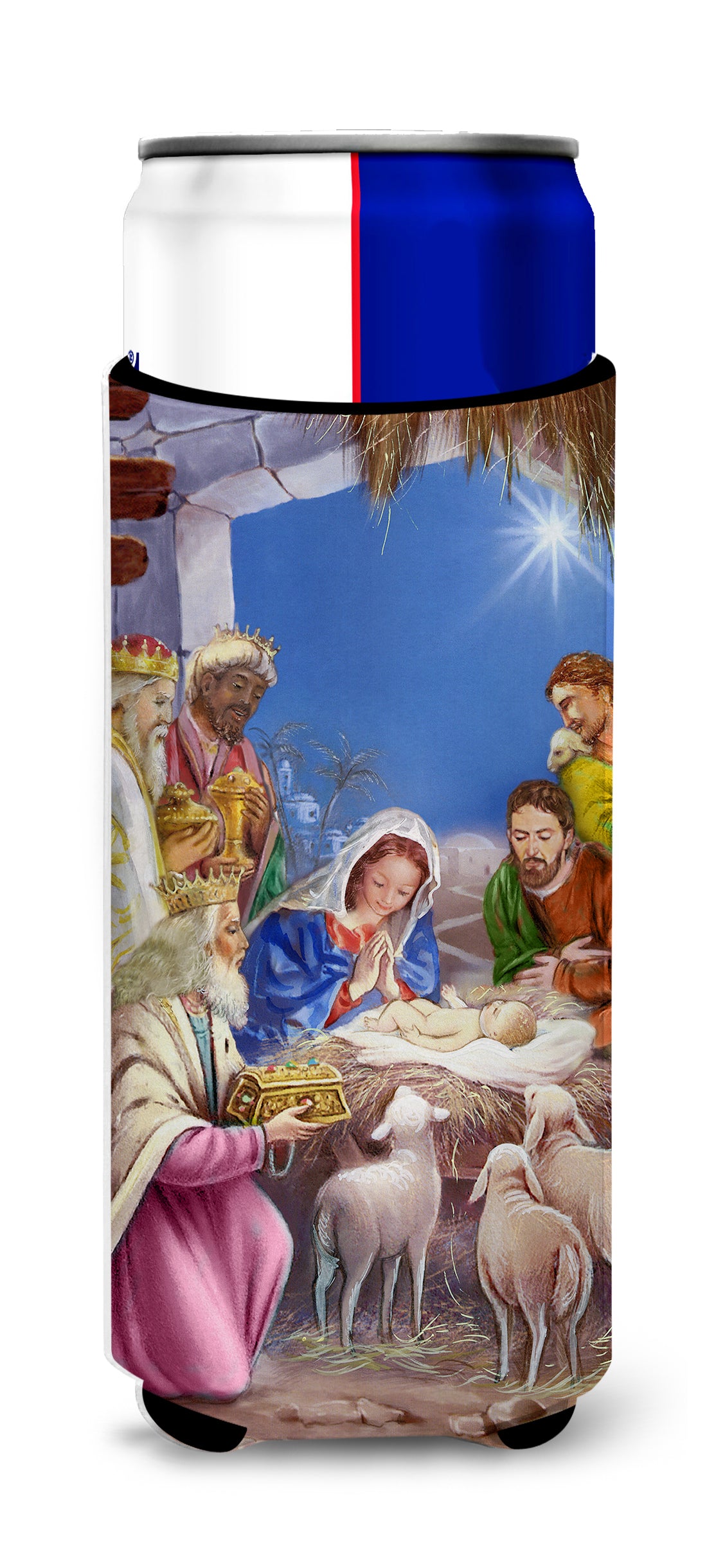 The Wise Men at the Nativity Christmas Ultra Beverage Insulators for slim cans APH5603MUK