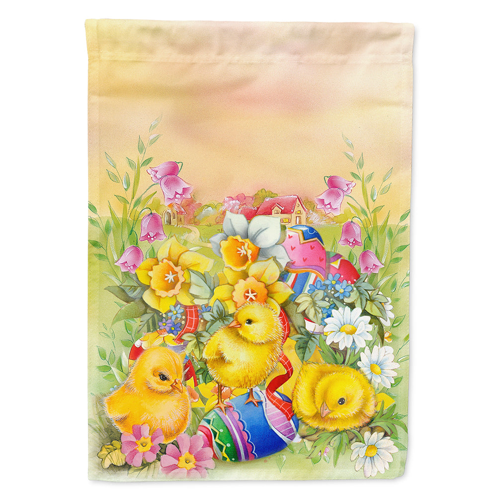 Easter Chicks and Eggs Flag Canvas House Size APH5613CHF  the-store.com.