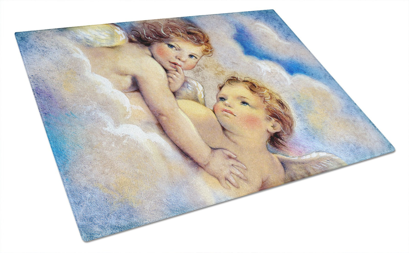 Angels Glass Cutting Board Large APH5622LCB by Caroline's Treasures