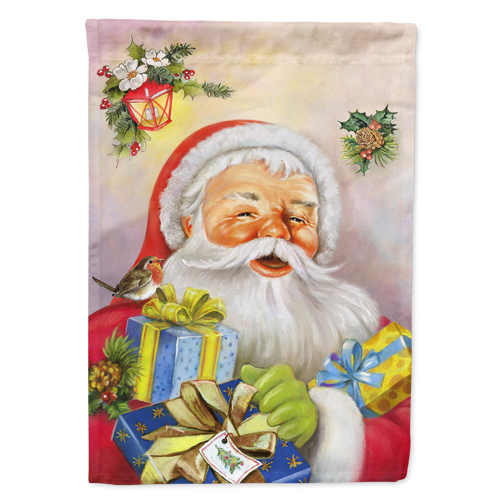 Christmas Santa Claus Presents Flag Canvas House Size APH5814CHF  the-store.com.