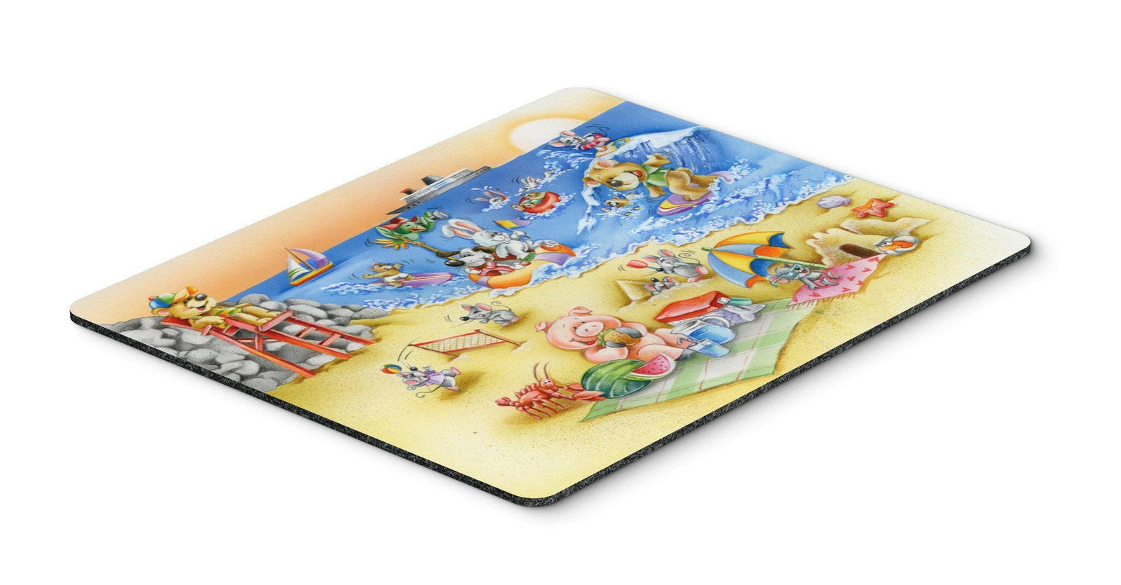 Animals Swimming at the Beach Mouse Pad, Hot Pad or Trivet APH6822MP by Caroline's Treasures