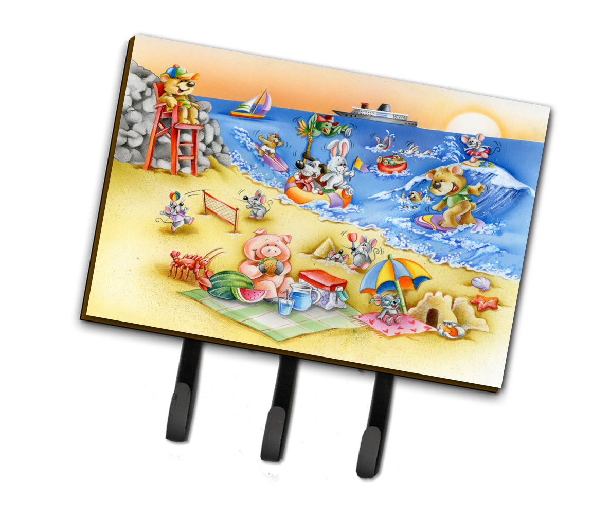 Animals Swimming at the Beach Leash or Key Holder APH6822TH68