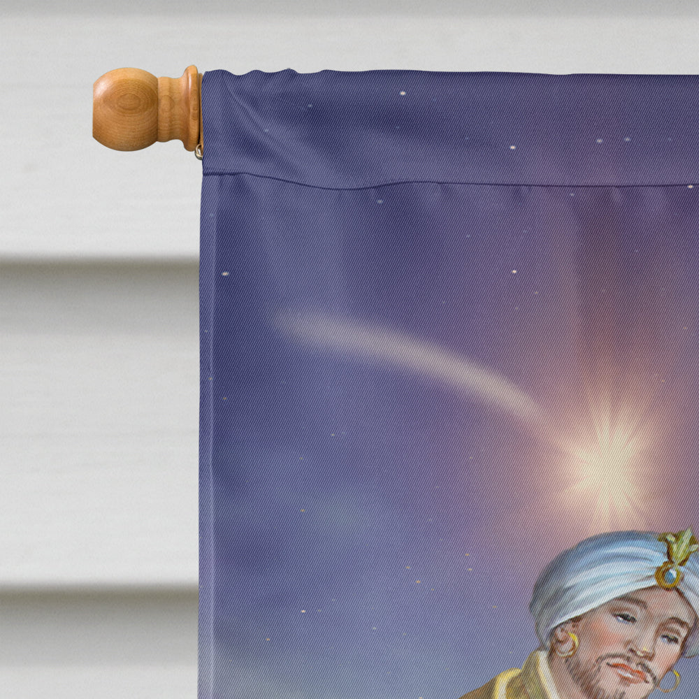 Christmas Nativity with Wise Men Flag Canvas House Size APH6897CHF