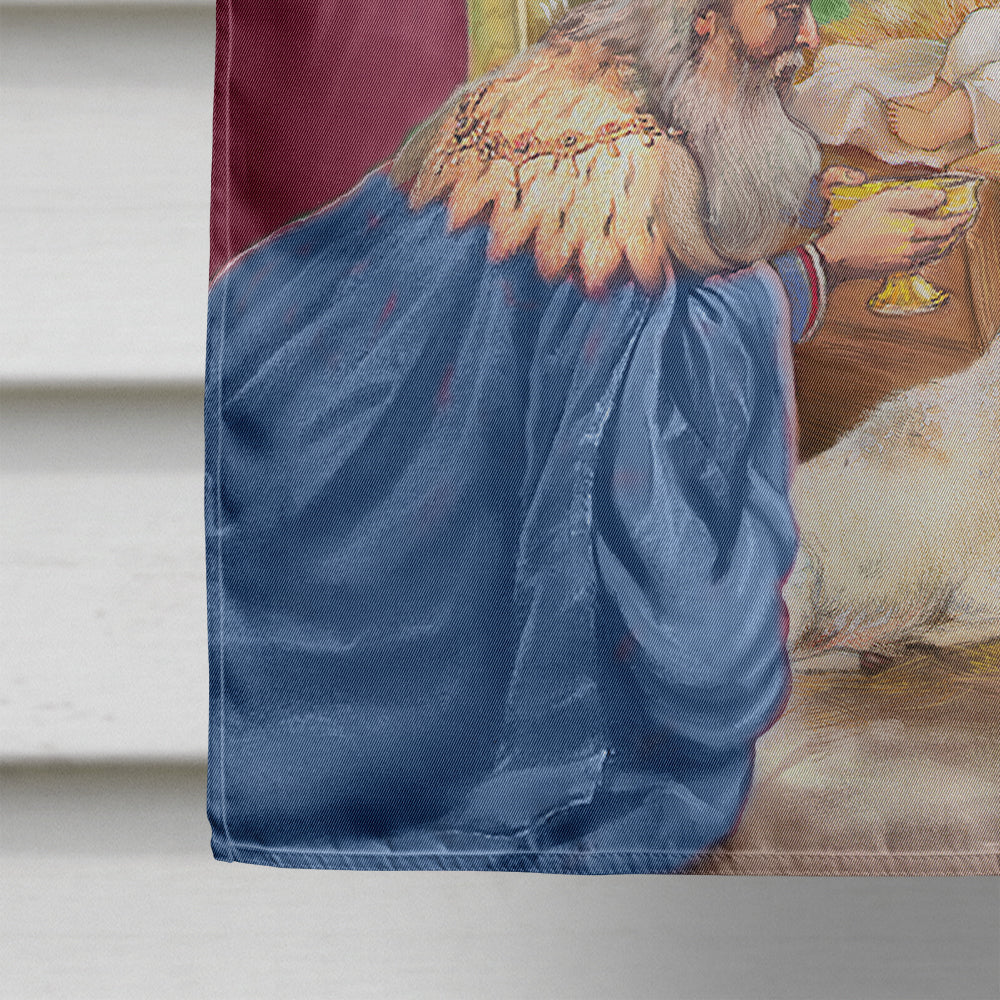 Christmas Nativity with Wise Men Flag Canvas House Size APH6897CHF  the-store.com.