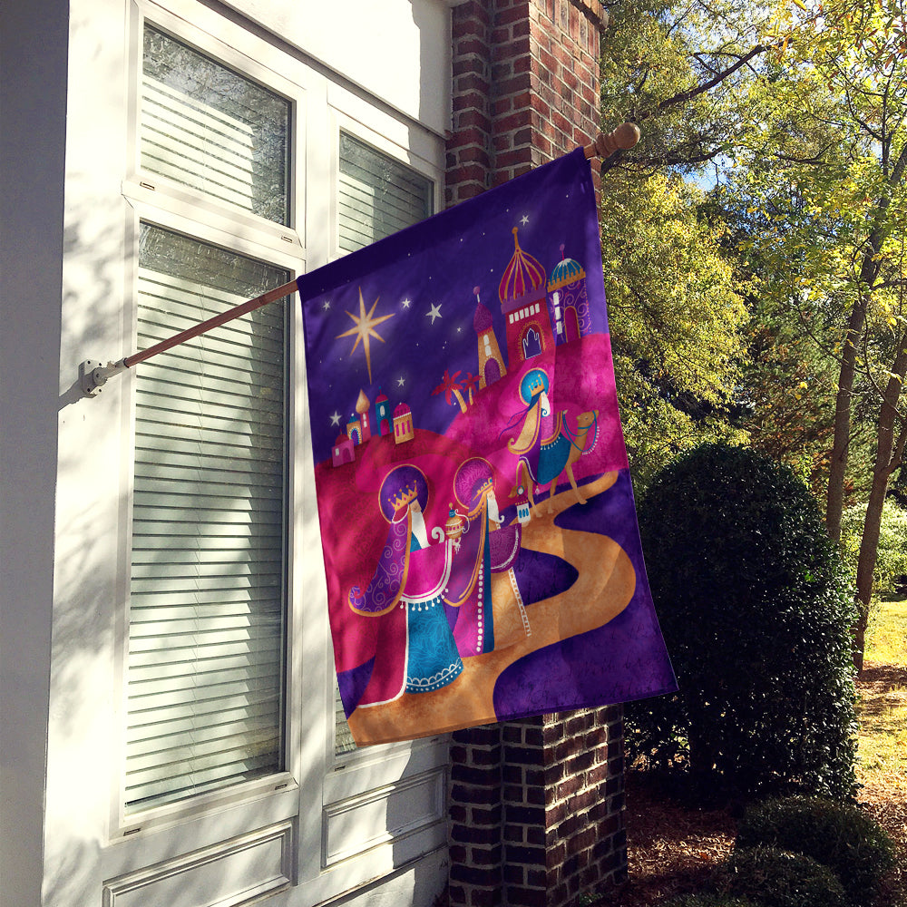 Christmas Wise Men in Purple Flag Canvas Taille de la maison APH7081CHF