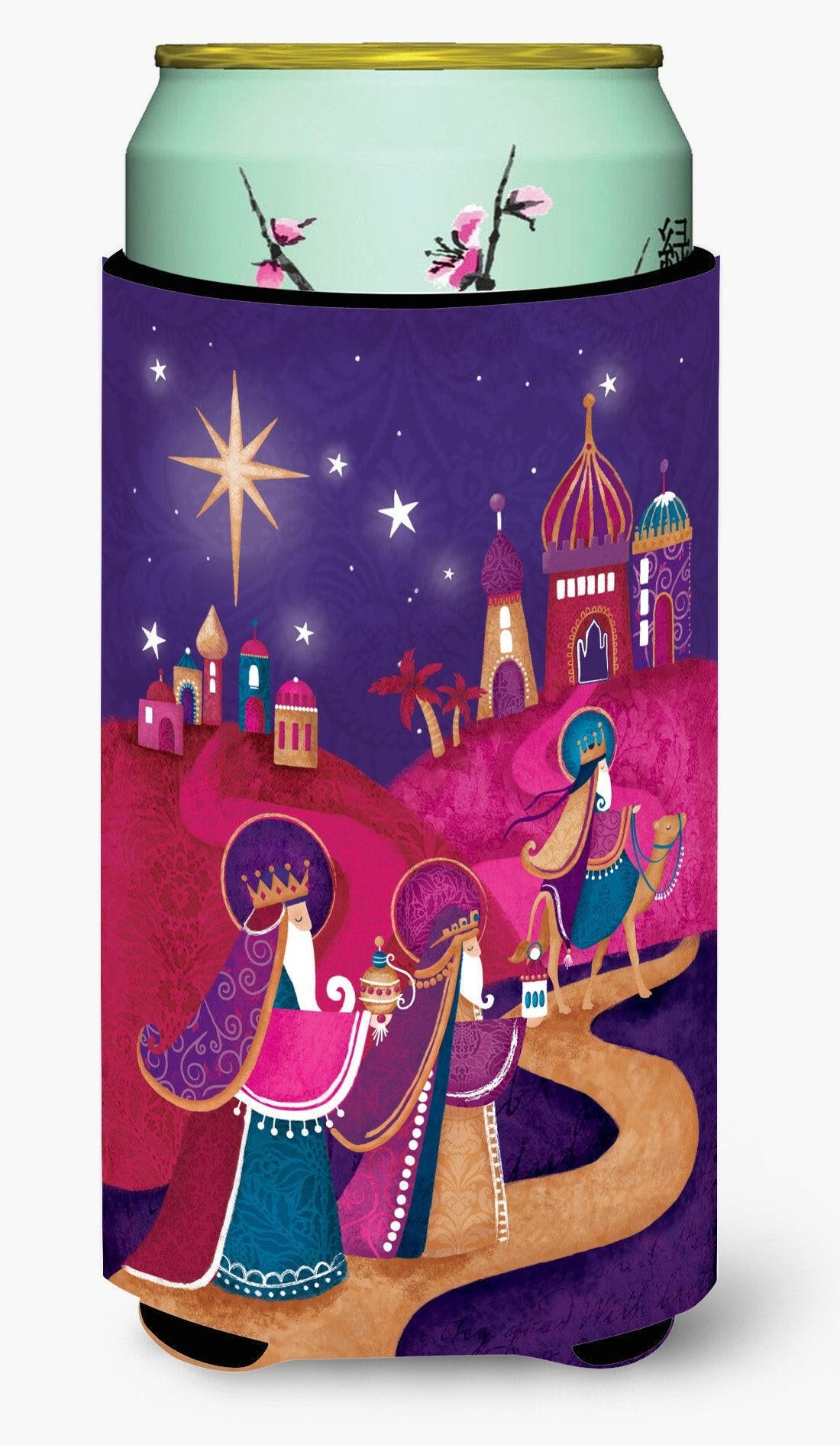 Christmas Wise Men in Purple Tall Boy Beverage Insulator Hugger APH7081TBC by Caroline&#39;s Treasures