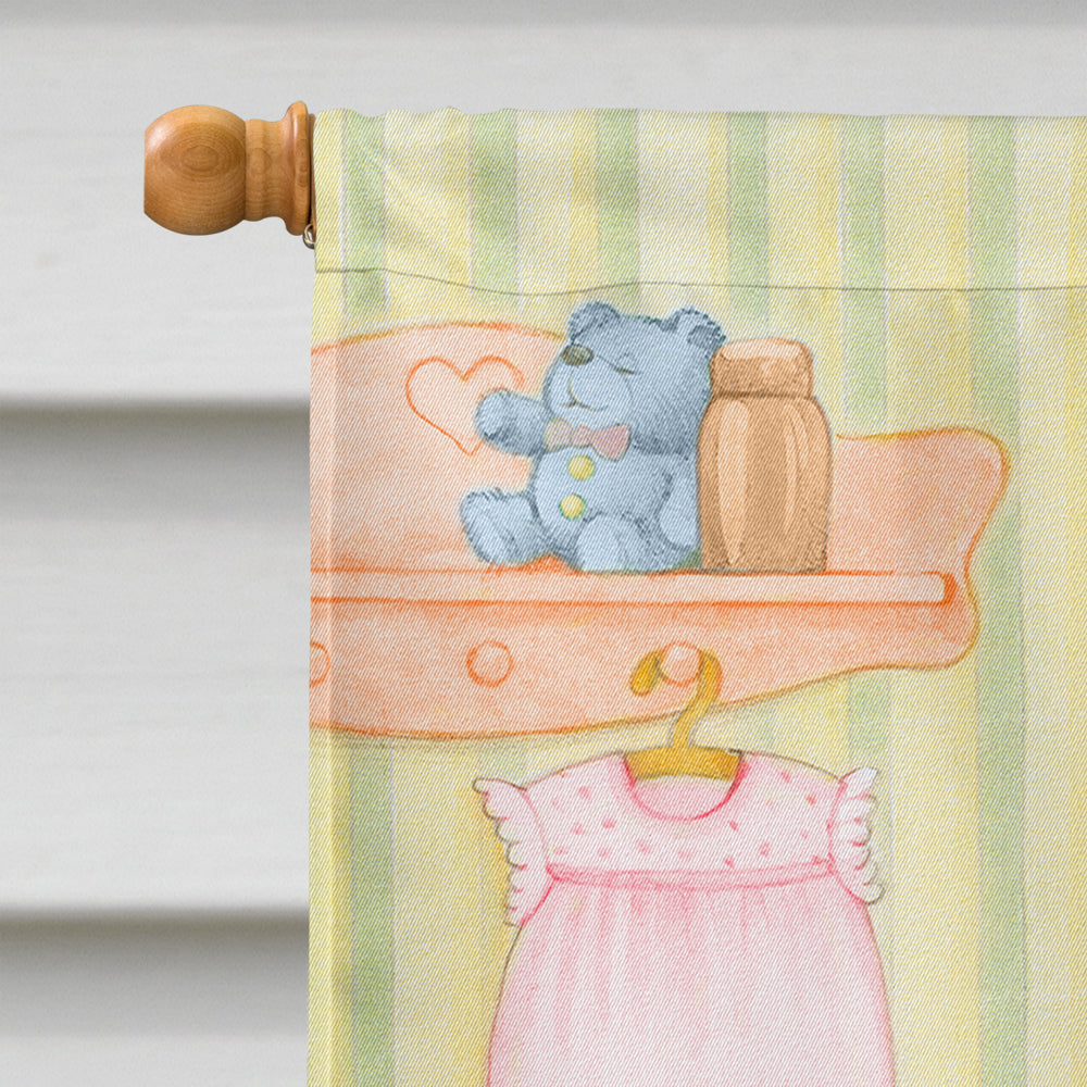 New Baby in Crib Flag Canvas House Size APH7093CHF  the-store.com.