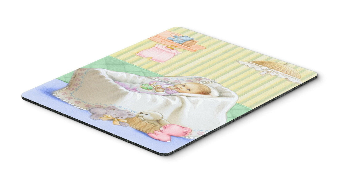 New Baby in Crib Mouse Pad, Hot Pad or Trivet APH7093MP by Caroline&#39;s Treasures