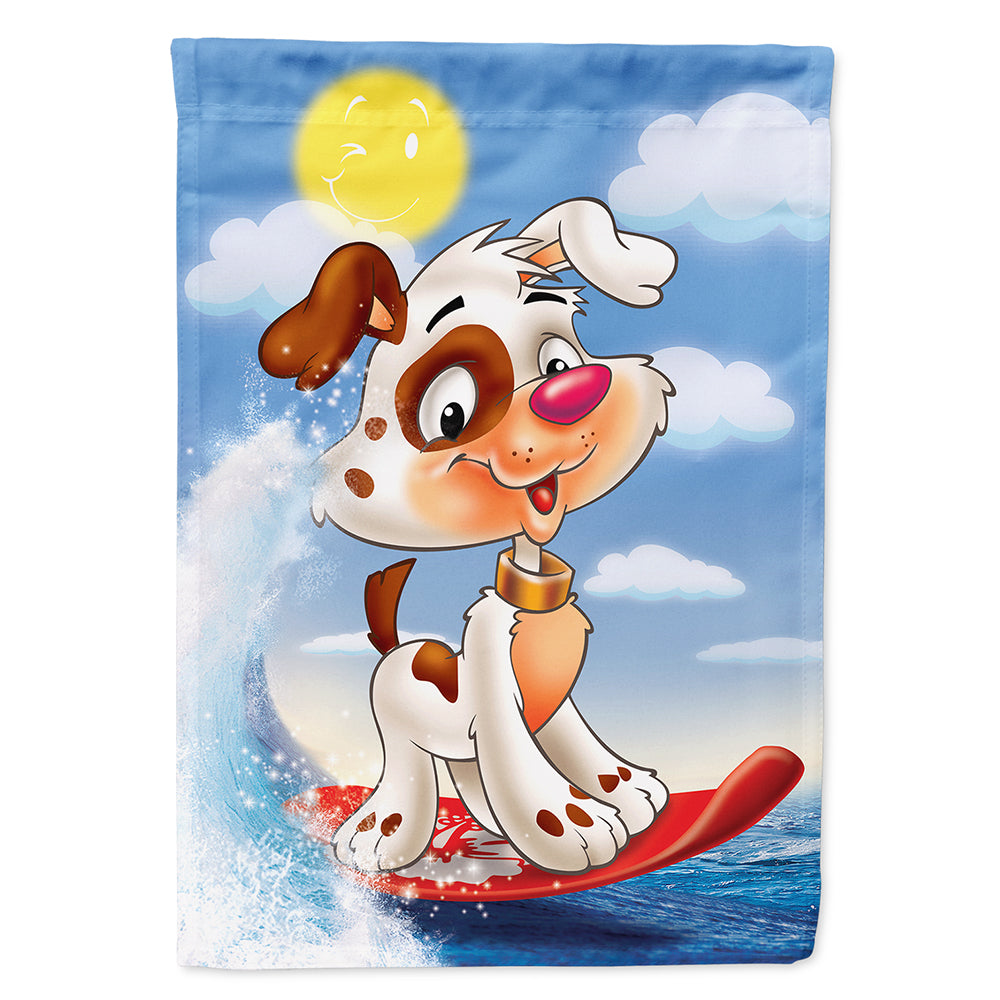 Dog Water Skiing Flag Canvas House Size  the-store.com.