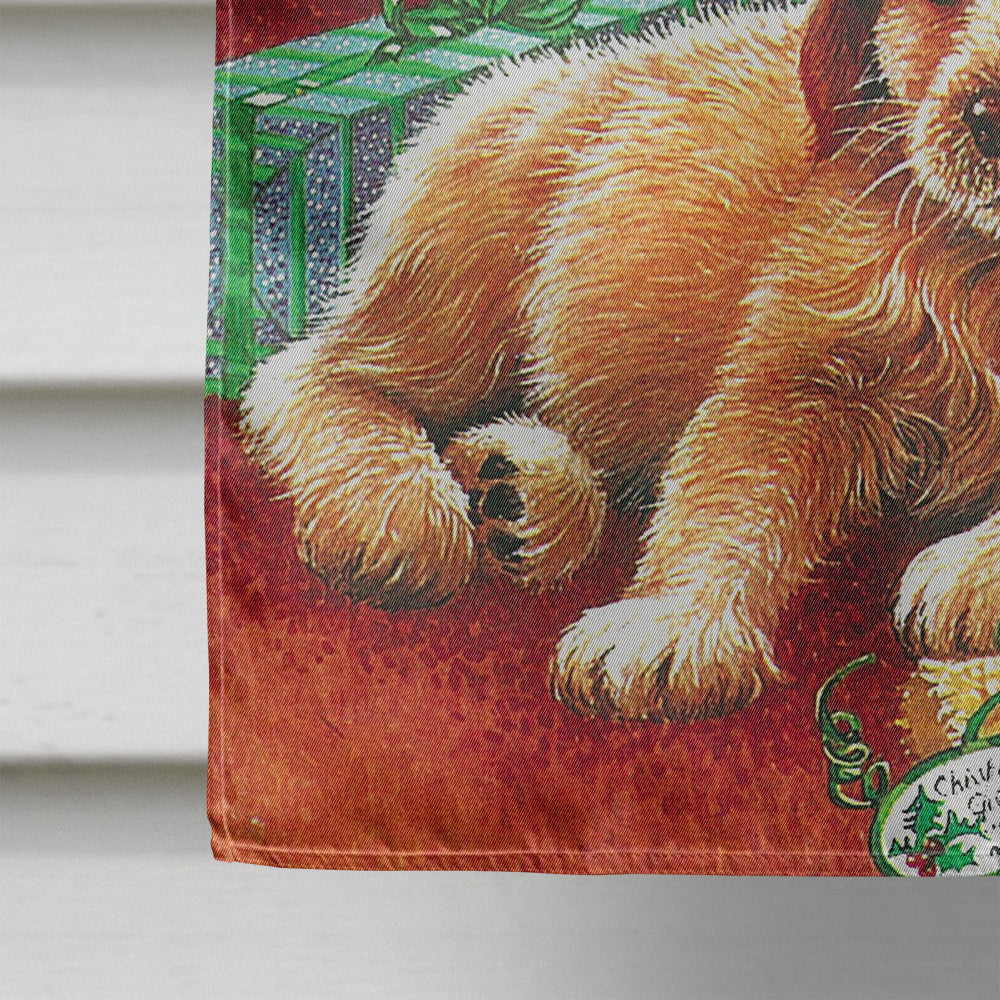 Christmas Puppy Flag Canvas House Size APH7552CHF  the-store.com.