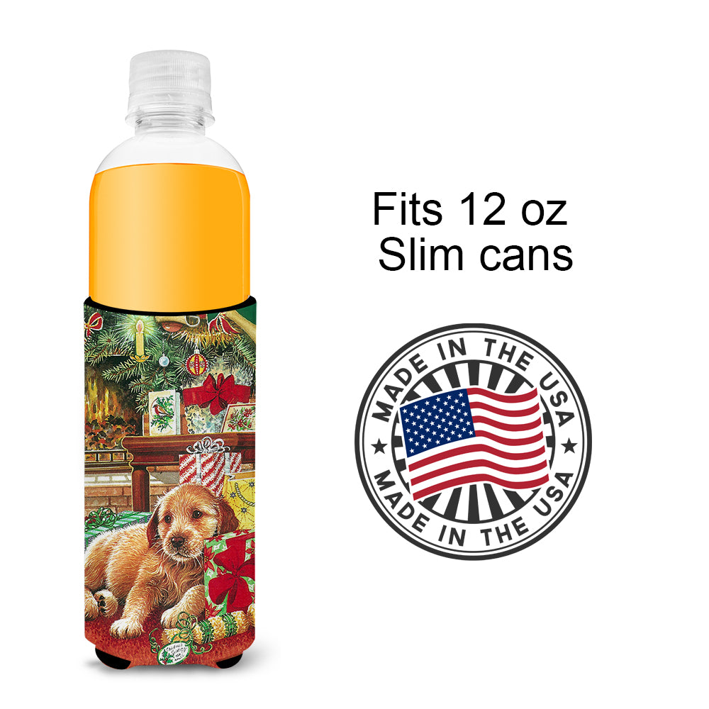 Isolants Christmas Puppy Ultra Beverage pour canettes minces APH7552MUK