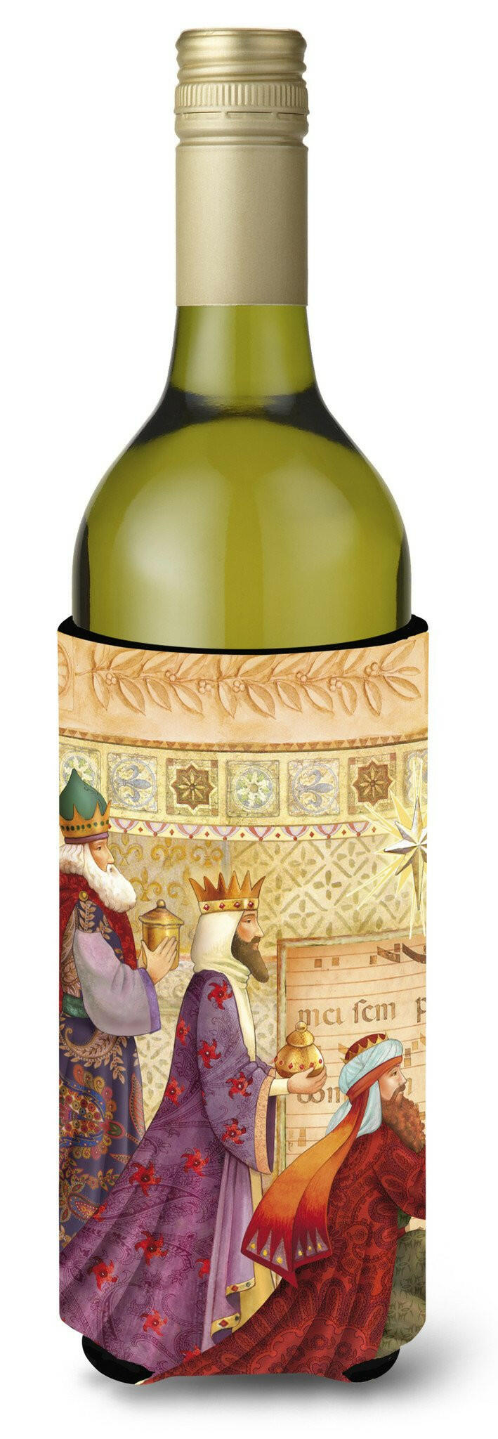 Christmas Three Wise Men Wine Bottle Beverage Insulator Hugger APH7603LITERK by Caroline&#39;s Treasures