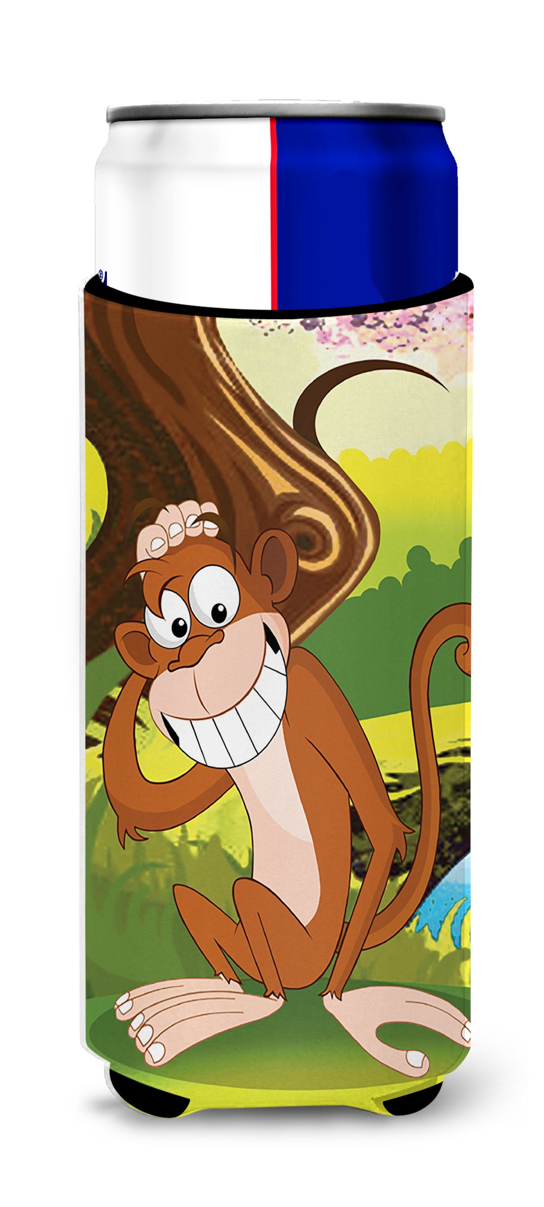 Monkey under the Tree  Ultra Beverage Insulators for slim cans APH7629MUK  the-store.com.
