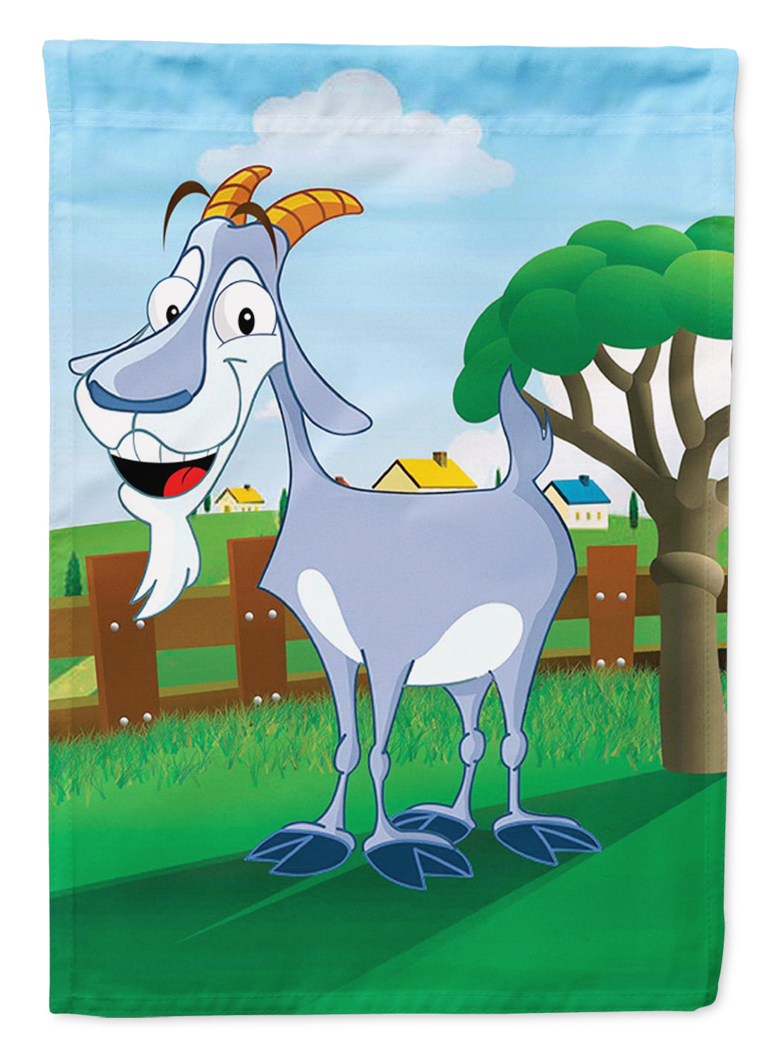 Billy the Goat Flag Canvas House Size APH7634CHF  the-store.com.
