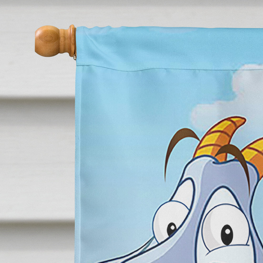 Billy the Goat Flag Canvas House Size APH7634CHF