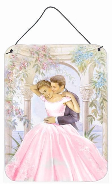 Romantic Couple Kiss Wall or Door Hanging Prints APH8293DS1216 by Caroline's Treasures