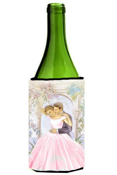 Romantic Couple Kiss Wine Bottle Beverage Insulator Hugger APH8293LITERK by Caroline's Treasures