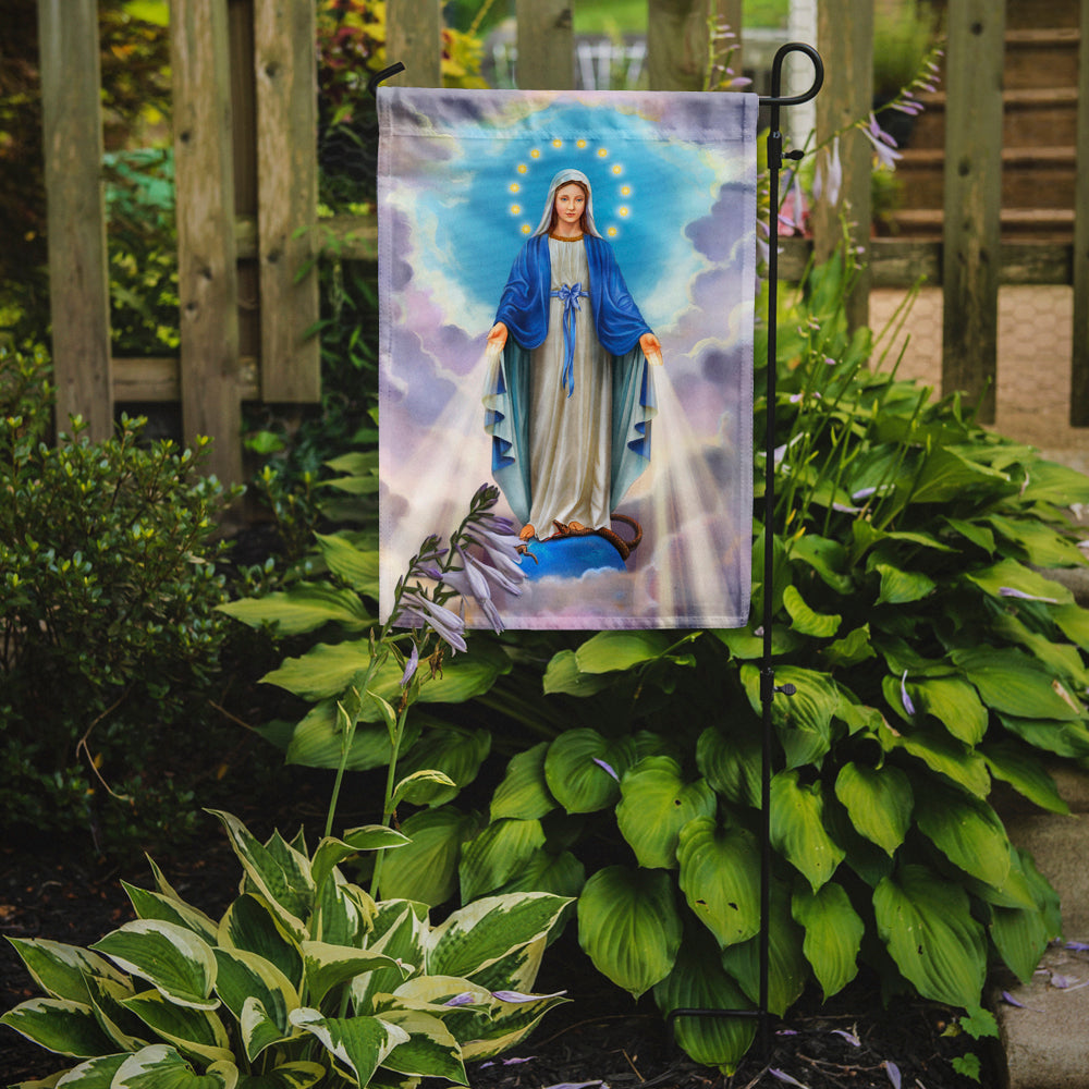 Religious Blessed Virgin Mother Mary Flag Garden Size