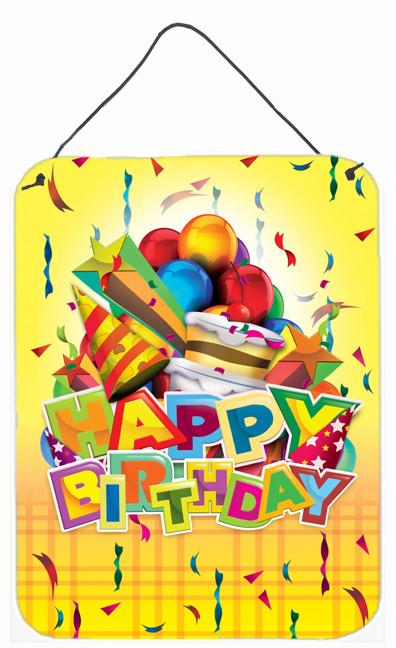 Happy Birthday Party Wall or Door Hanging Prints APH8873DS1216 by Caroline&#39;s Treasures