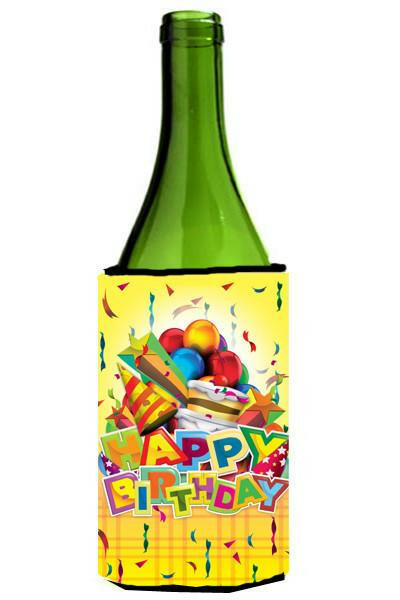 Happy Birthday Party Wine Bottle Beverage Insulator Hugger APH8873LITERK by Caroline&#39;s Treasures