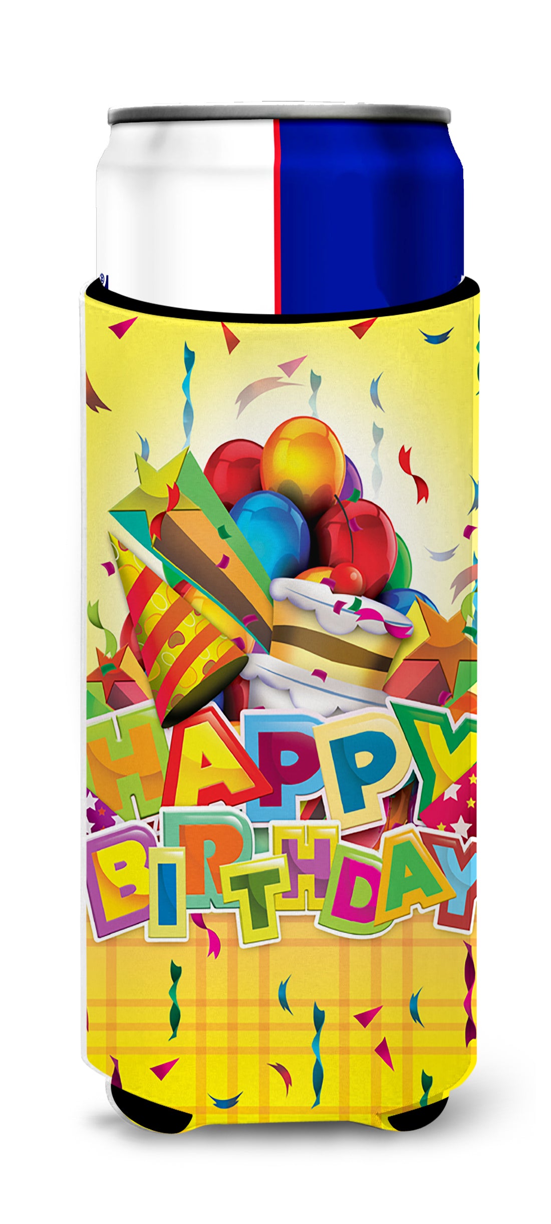 Happy Birthday Party  Ultra Beverage Insulators for slim cans APH8873MUK  the-store.com.