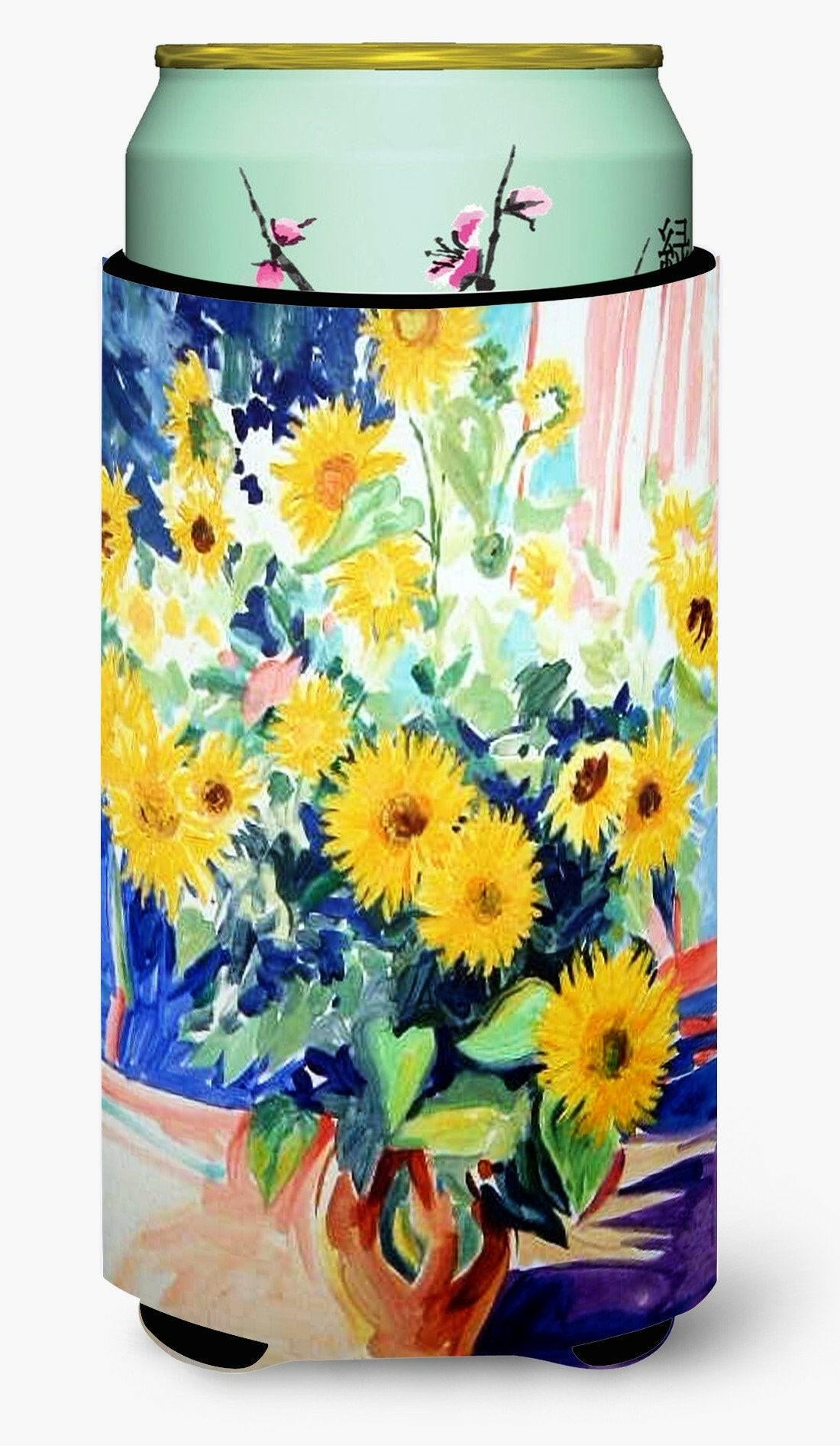 Sunflowers by Roy Avis Tall Boy Beverage Insulator Hugger ARA0063TBC by Caroline's Treasures