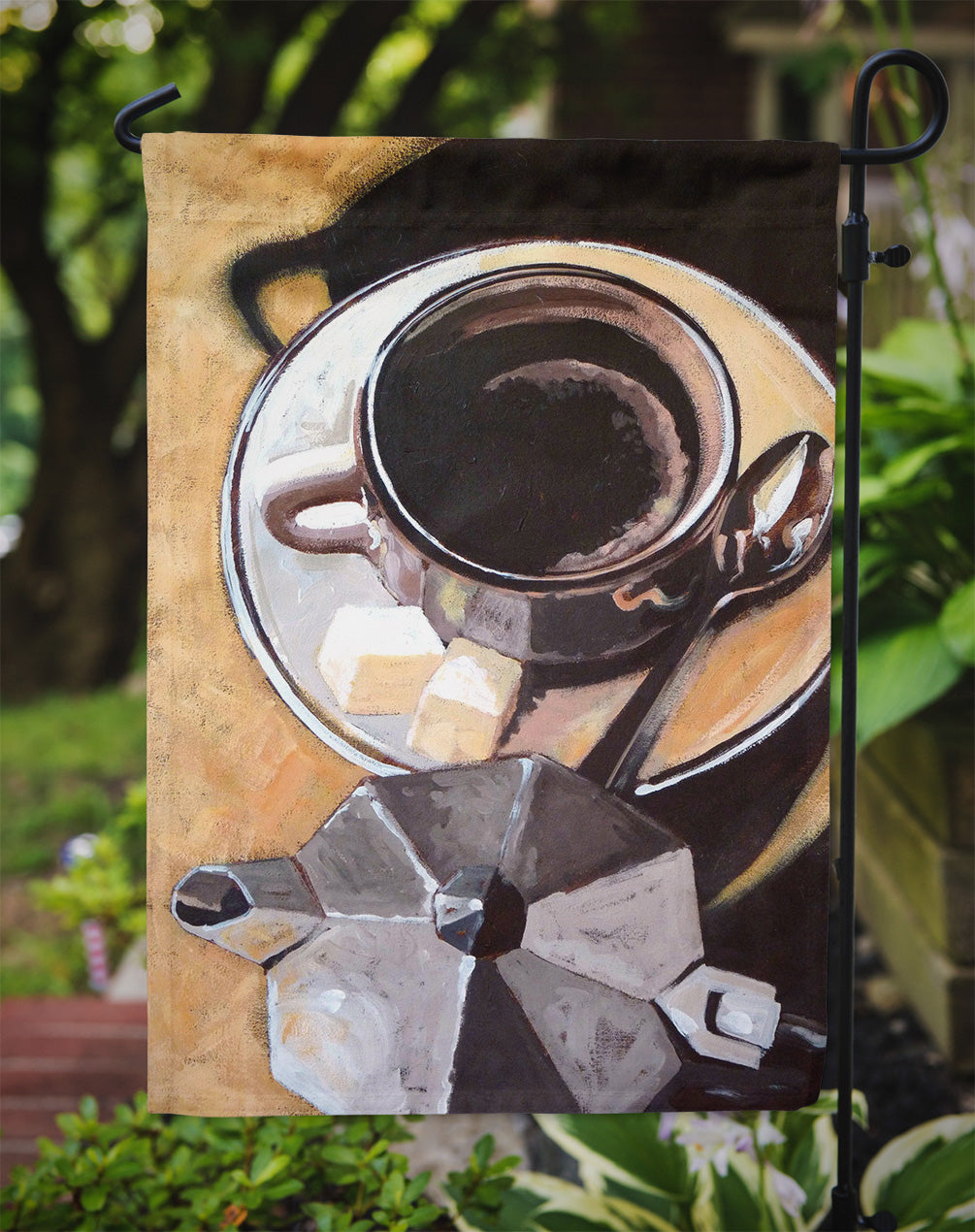 Coffee I by Roy Avis Flag Garden Size ARA0086GF