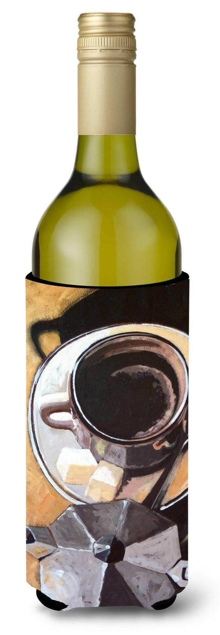 Coffee I by Roy Avis Wine Bottle Beverage Insulator Hugger ARA0086LITERK by Caroline&#39;s Treasures