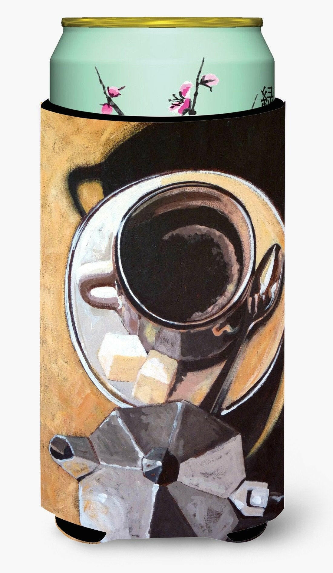 Coffee I by Roy Avis Tall Boy Beverage Insulator Hugger ARA0086TBC by Caroline&#39;s Treasures