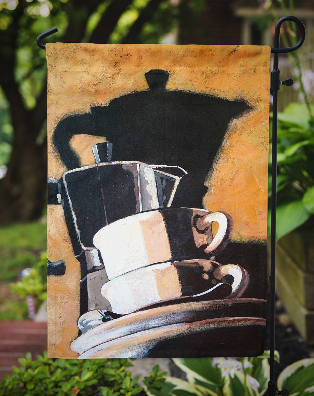 Coffee II by Roy Avis Flag Garden Size ARA0087GF.