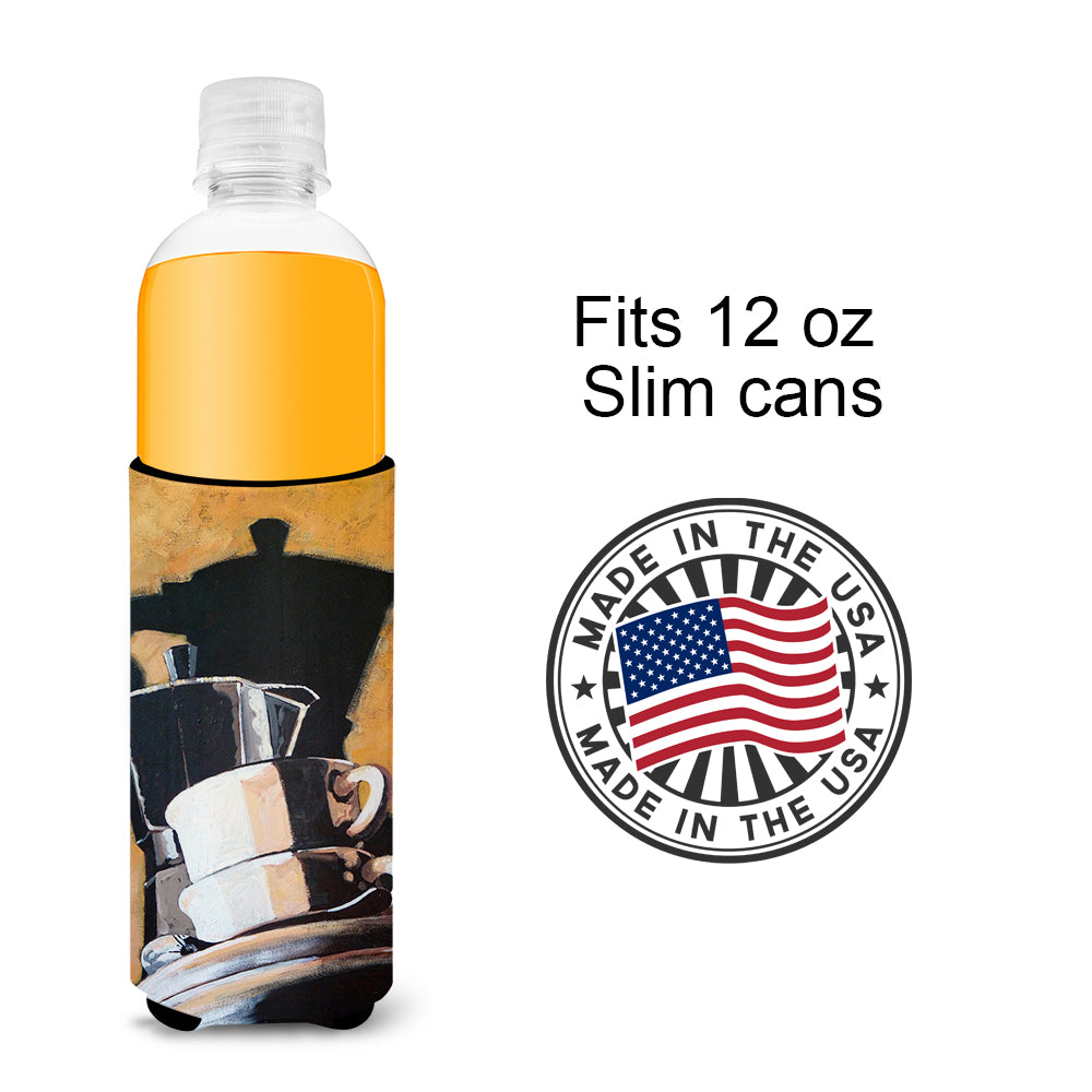 Coffee II by Roy Avis Ultra Beverage Insulators for slim cans ARA0087MUK