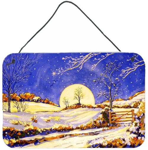 Winter Moonrise by Roy Avis Wall or Door Hanging Prints ARA0139DS812 by Caroline's Treasures