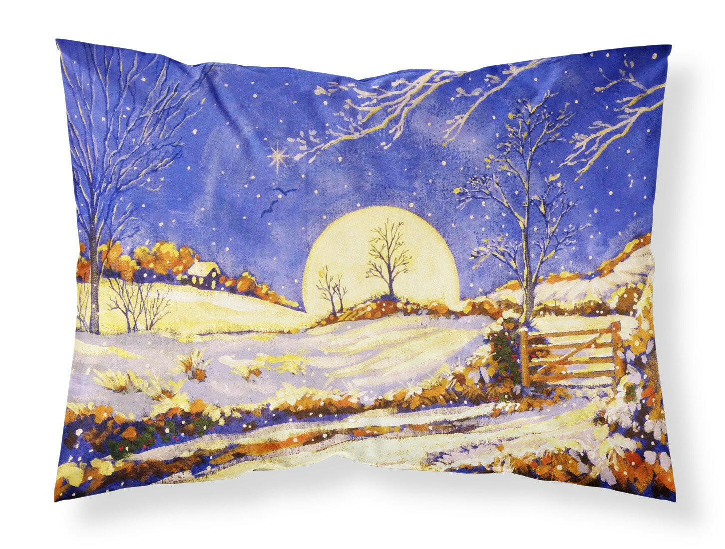 Winter Moonrise by Roy Avis Fabric Standard Pillowcase ARA0139PILLOWCASE by Caroline's Treasures