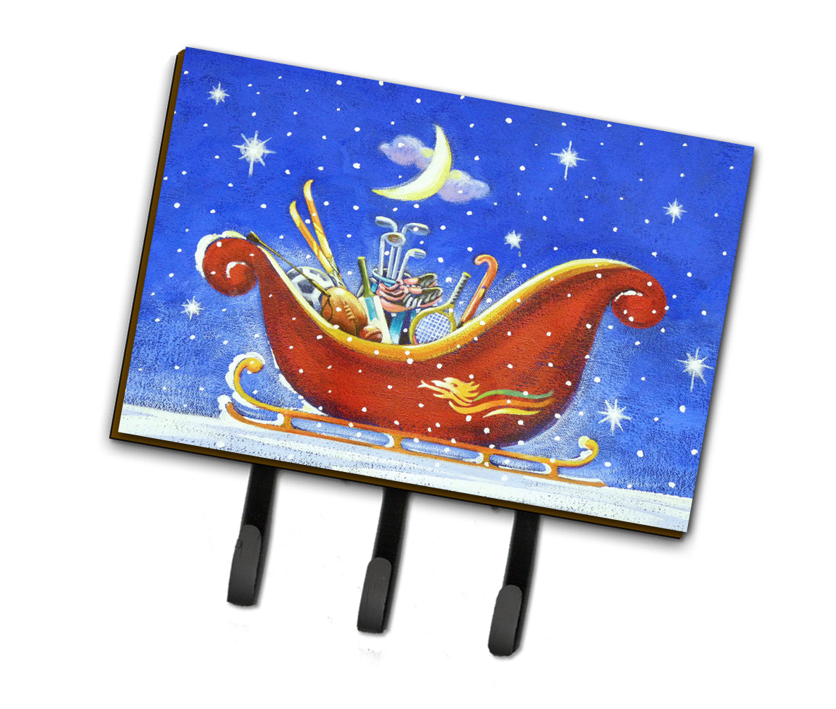 Christmas Santa&#39;s Sleigh by Roy Avis Leash or Key Holder ARA0143TH68