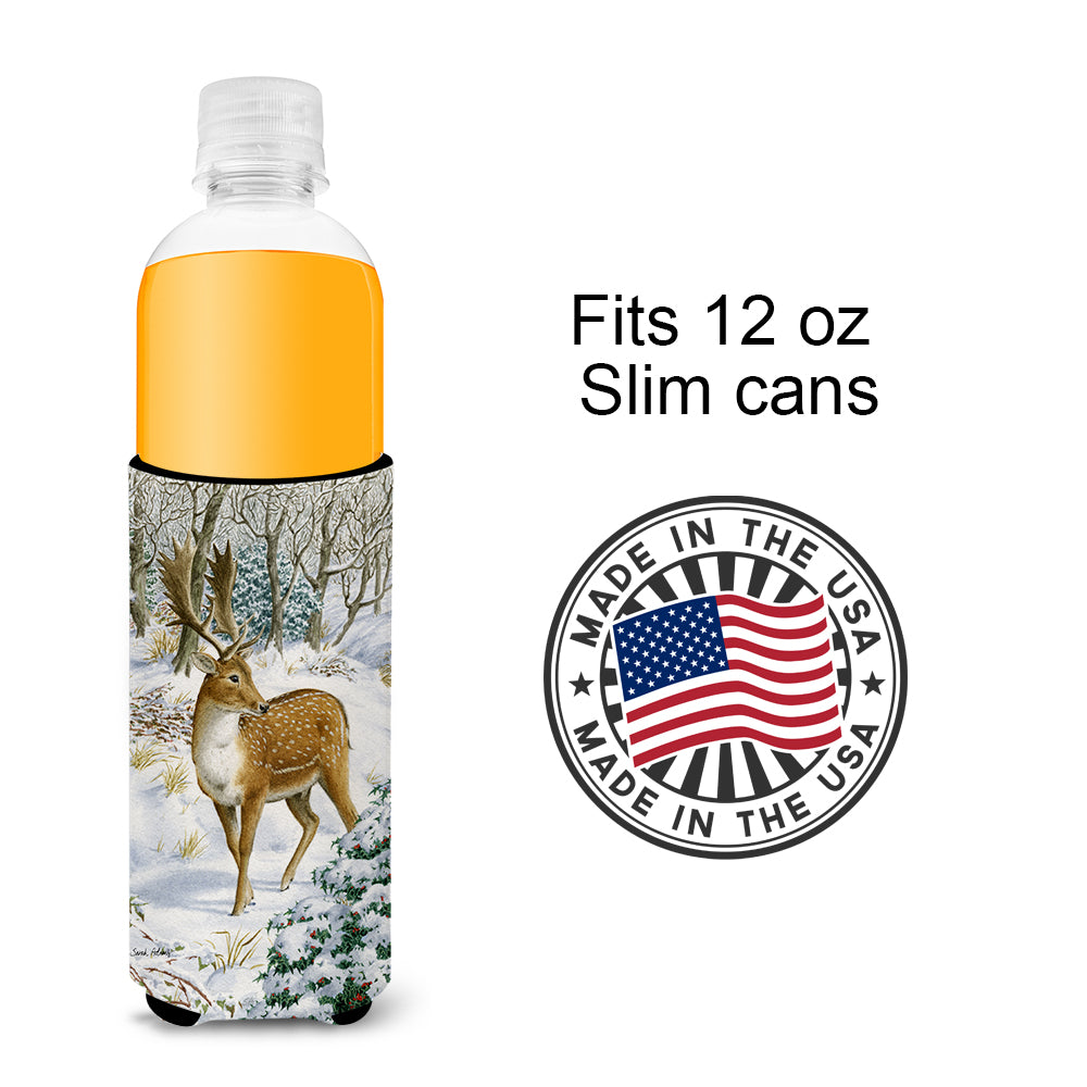 Fallow Buck Deer Ultra Beverage Insulators for slim cans ASA2006MUK