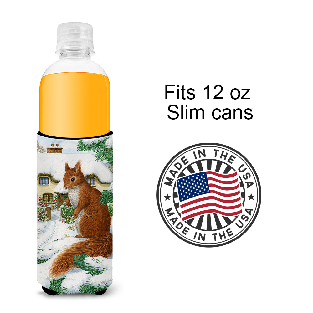 Red Squirrel & Cottage Ultra Beverage Insulators for slim cans ASA2014MUK  the-store.com.