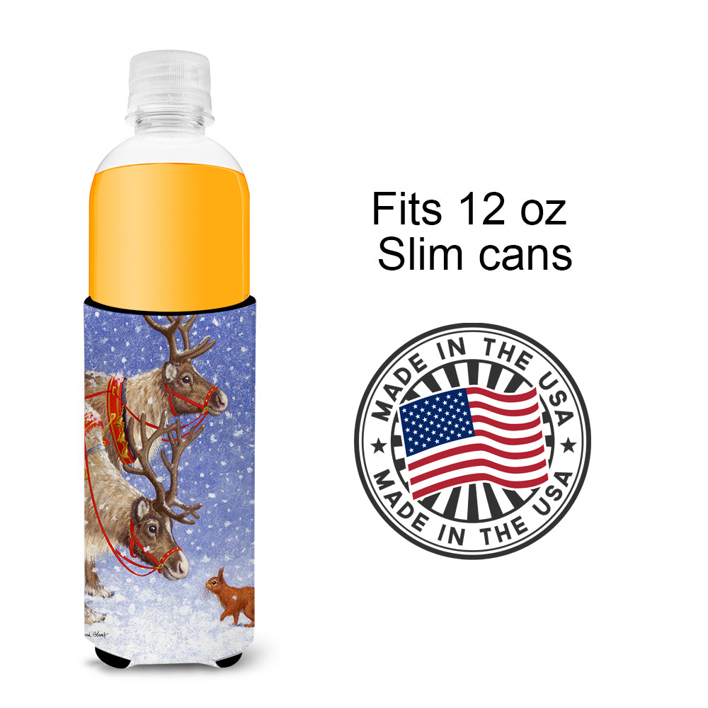 Reindeers & Squirrel Ultra Beverage Insulators for slim cans ASA2016MUK