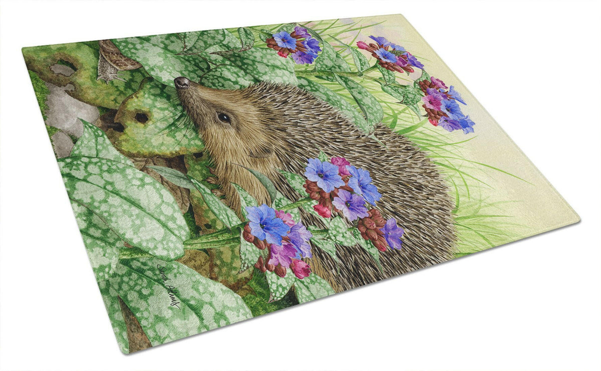 Hedgehog Glass Cutting Board Large ASA2022LCB by Caroline&#39;s Treasures