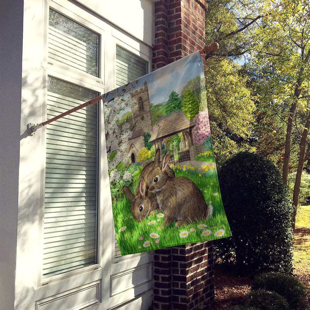 Leveret Bunny Rabbit Flag Canvas House Size ASA2023CHF